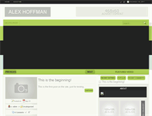 Tablet Screenshot of alexhoffman.org
